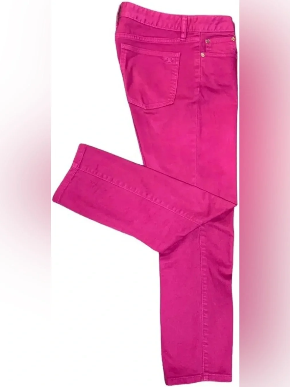Tory Burch Alexa Skinny Jeans Hot Fuchsia / Magenta